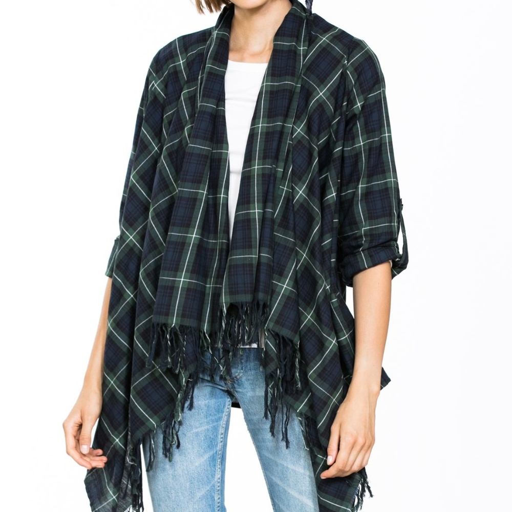 LONG SLEEVE CHECKERED JACKET